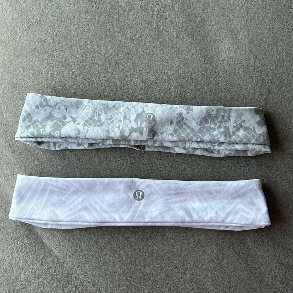 2 Lululemon no slip workout headbands